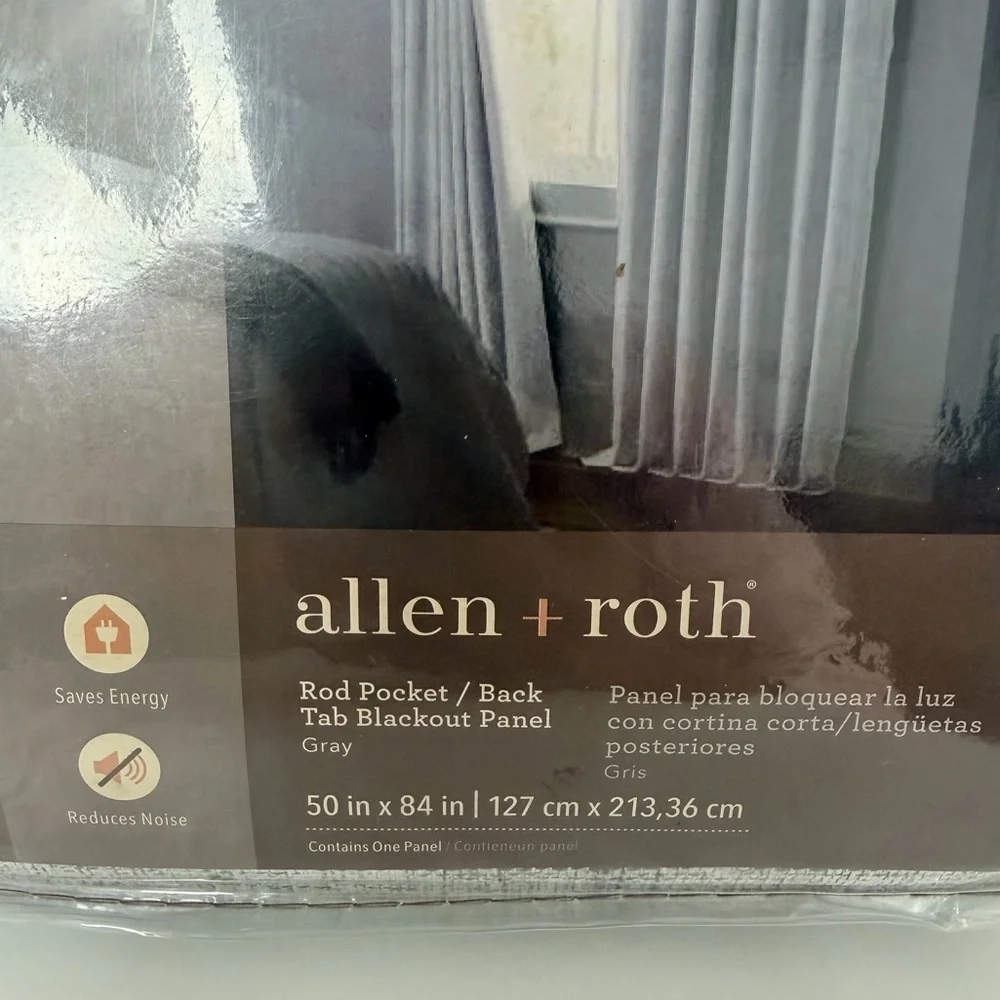 Allen + Roth‎ Gray Blackout Curtains 84